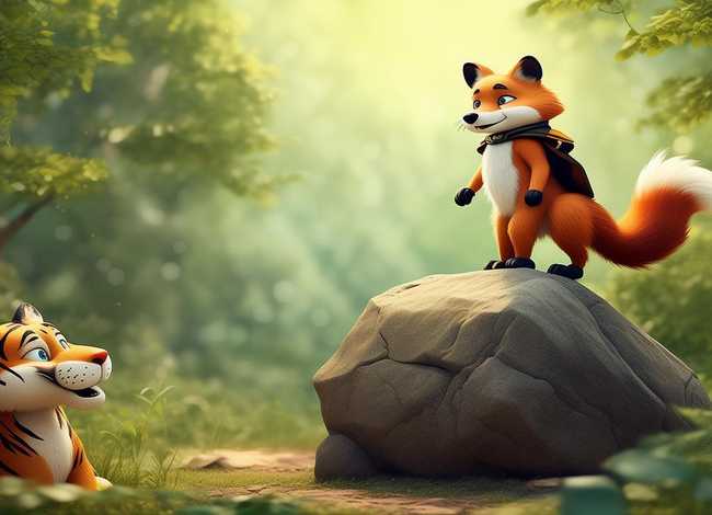 狐假虎威的儿童故事表演 狐假虎威的表演故事视频