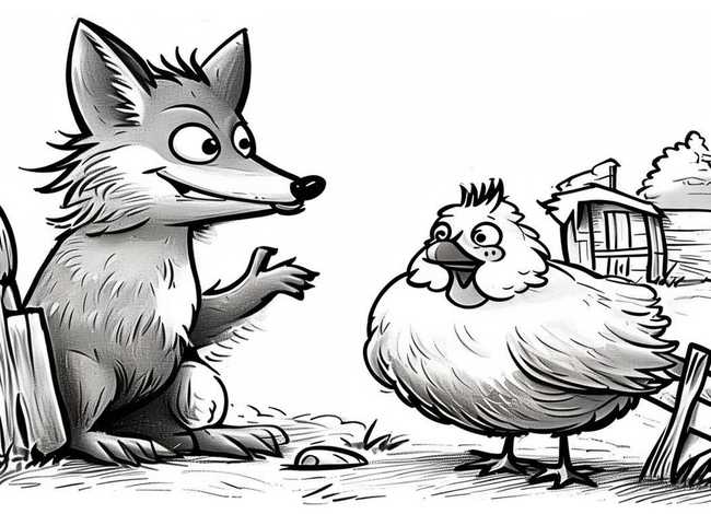 伊索寓言经典故事简笔画（伊索寓言经典故事简笔画图片大全）