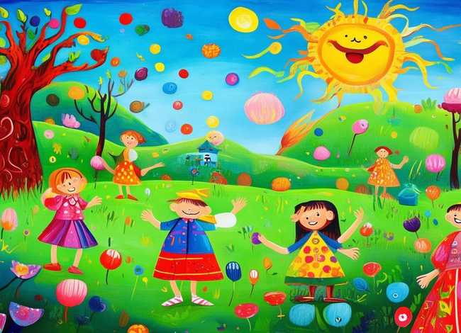 儿童经典绘画作品，儿童经典绘画作品图片