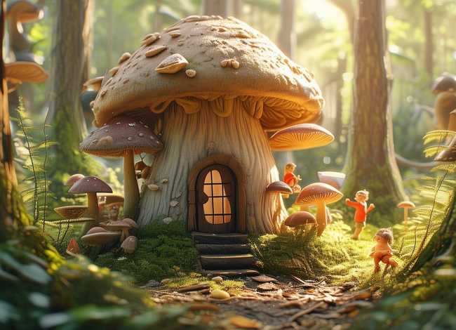 儿童故事蘑菇屋的奇妙冒险；关于蘑菇屋的绘本故事