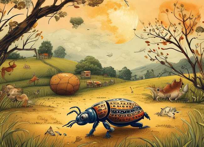 屎壳朗的故事 屎壳郎的民间故事 屎壳朗的故事 屎壳郎的民间故事