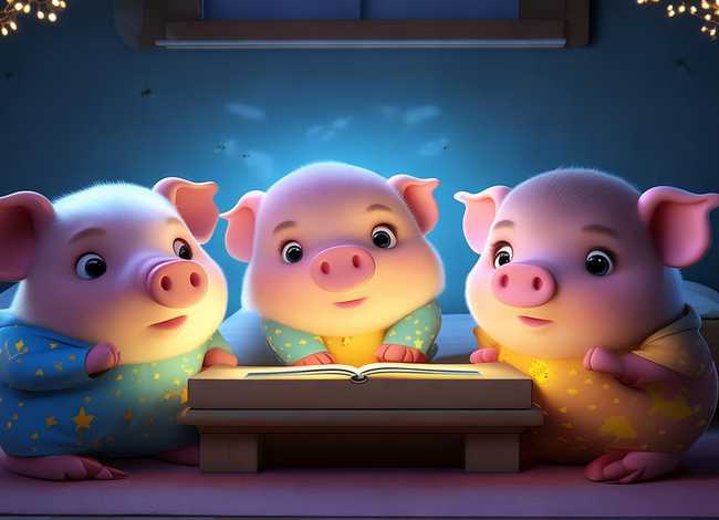 小儿睡前故事三只小猪，小儿睡前故事三只小猪在线听