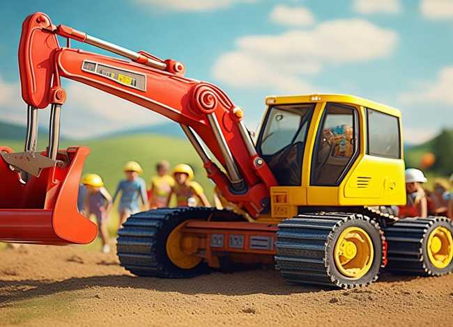 童话故事儿童挖掘机 - 少儿挖掘机的故事视频