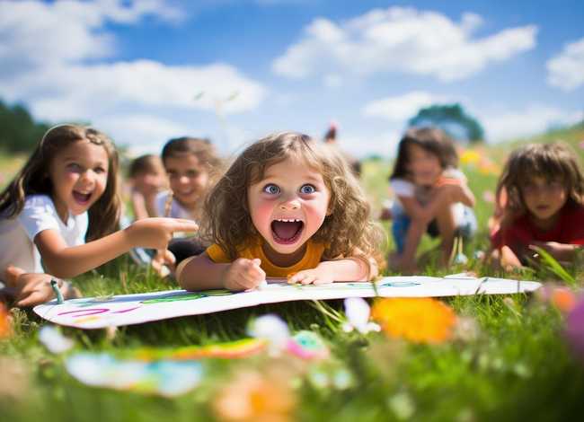 画蛇添足儿童故事图片，画蛇添足儿童画图片