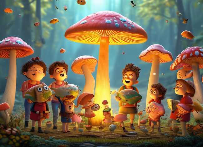 蘑菇的故事儿童，蘑菇的故事绘本