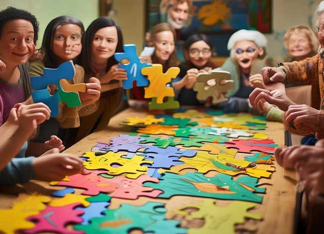 拼图小故事（拼图小故事简短50字）