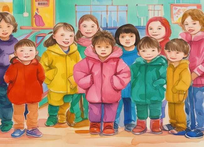 水粉画幼儿，水粉画幼儿园简单图片