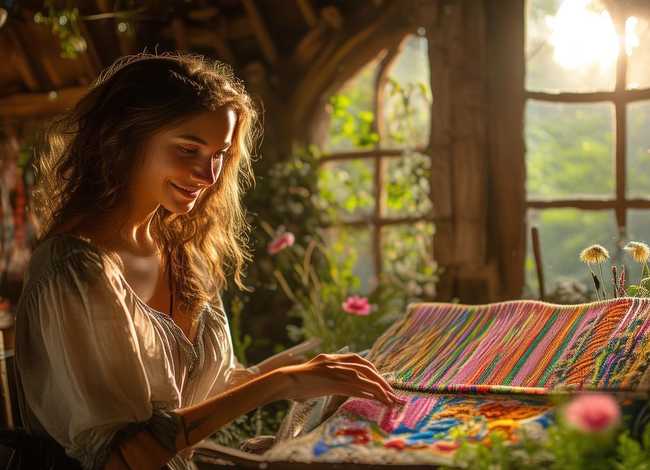 编织小故事；编织一个小故事