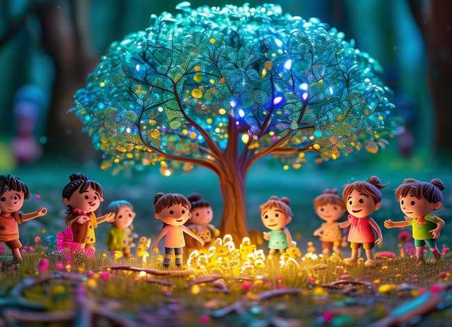 儿童故事背景；幼儿故事背景视频