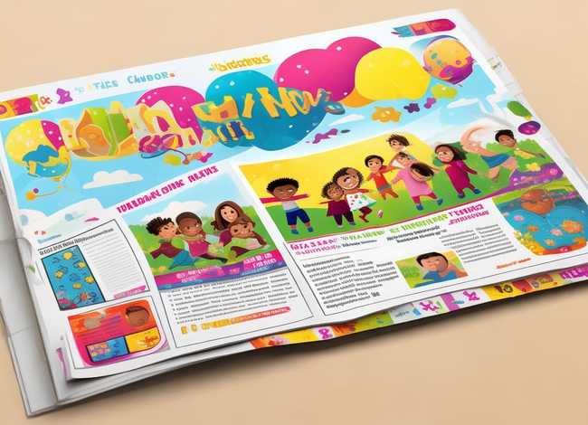 儿童节小报，儿童节小报模板