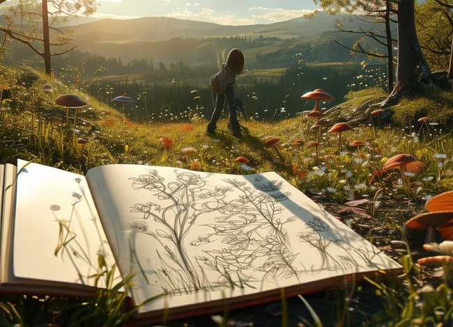 我与大自然的故事、我与大自然的故事绘画作品图片 我与大自然的故事、我与大自然的故事绘画作品图片