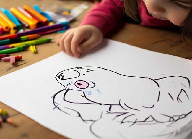 豹简笔画儿童0-3岁 - 豹的儿童简笔画