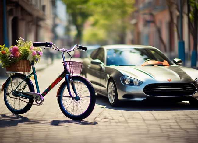 自行车与小汽车的故事，自行车与小汽车的故事图片