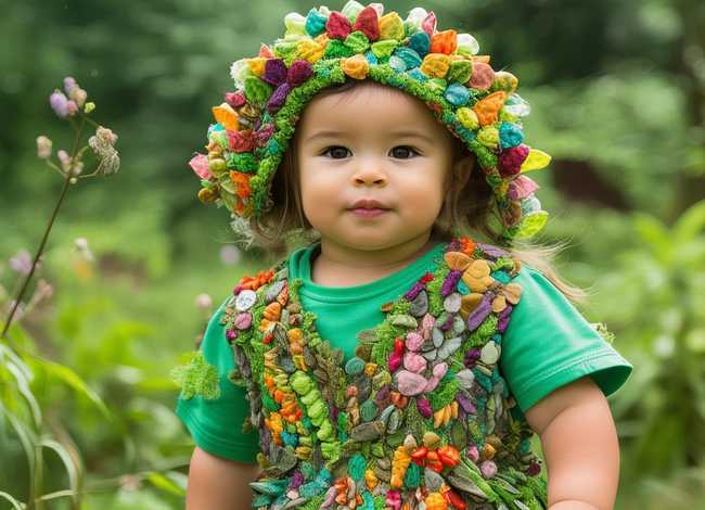 小朋友环保题材服装创意 - 小朋友环保题材服装创意图片