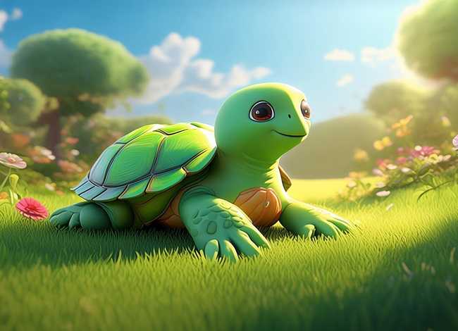儿童故事小乌龟晒太阳 - 幼儿园小乌龟晒太阳故事教案