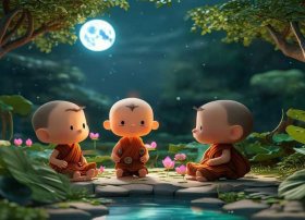 三个小和尚儿童睡前故事；三个和尚 睡前故事