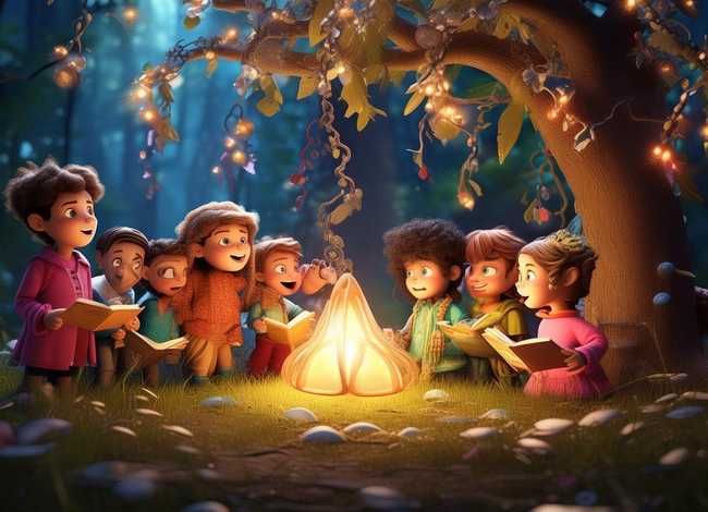 儿童故事文案生成图片、幼儿故事文案大全