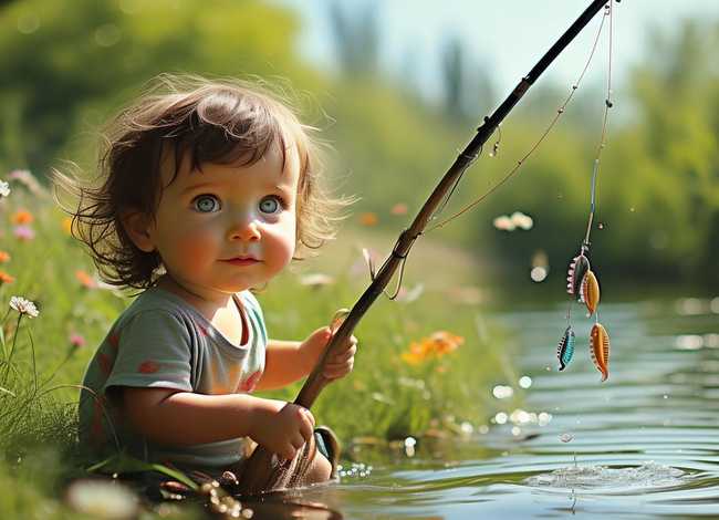 关于儿童钓鱼的故事 钓鱼的幼儿故事