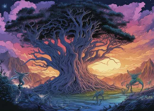 外国神话故事插图 外国神话故事插图手绘