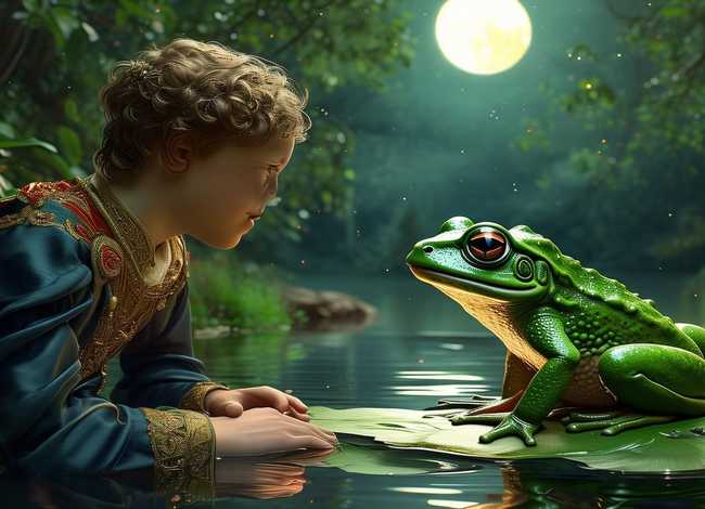 中华儿童故事青蛙王子 儿童故事王子与青蛙