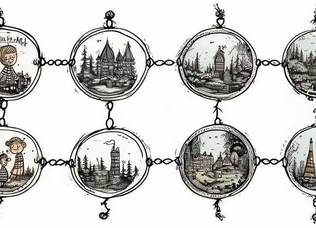 拇指姑娘故事情节结构图 - 拇指姑娘的故事情节图