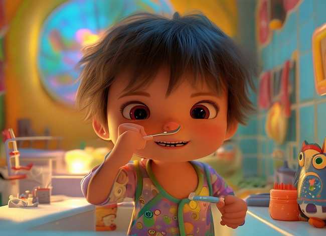小孩刷牙的故事；小孩刷牙的故事视频