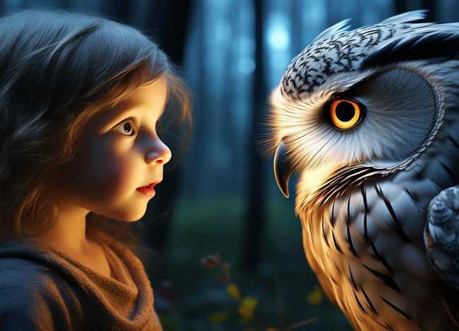 儿童故事猫头鹰的眼睛 猫头鹰的眼睛的故事