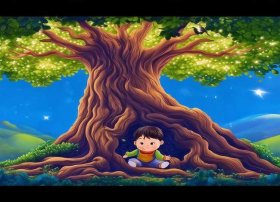 大树的故事儿童画图片 - 大树的故事绘画图片 幼儿园