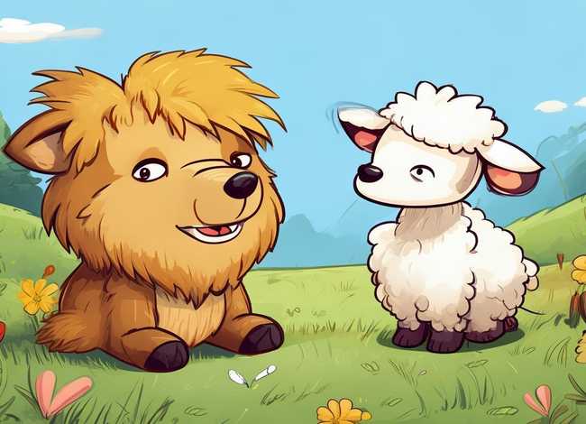 狼和羊的故事绘本、狼和羊的故事绘本英语版