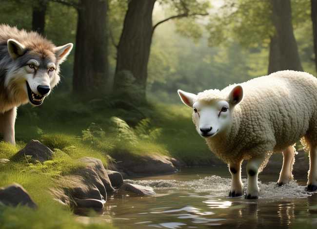 狼和小羊儿童故事完整版情景剧 寓言故事狼和小羊情景剧本