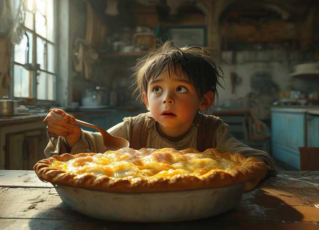 成语故事画饼充饥绘画、成语故事画饼充饥绘画教案