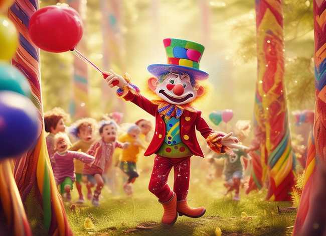 小丑的故事儿童童话、小丑的幼儿故事