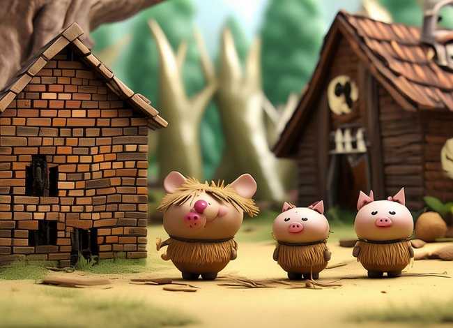 三只小猪儿童故事 少儿故事三只小猪