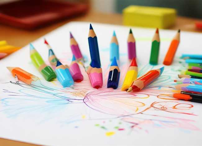 儿童水彩笔故事 - 水彩笔儿童画简单