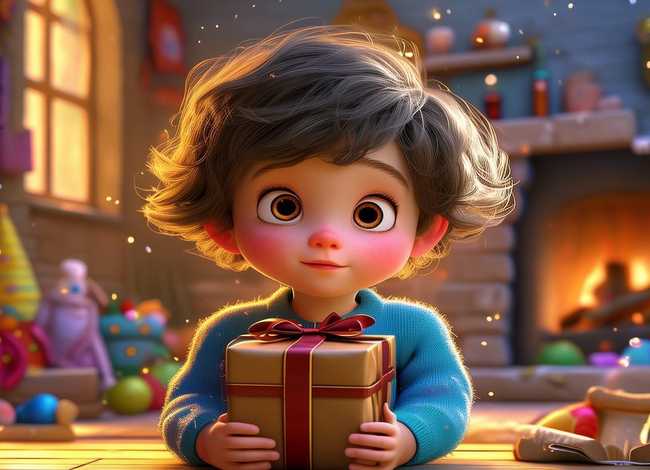 礼物儿童故事书；故事书《礼物》