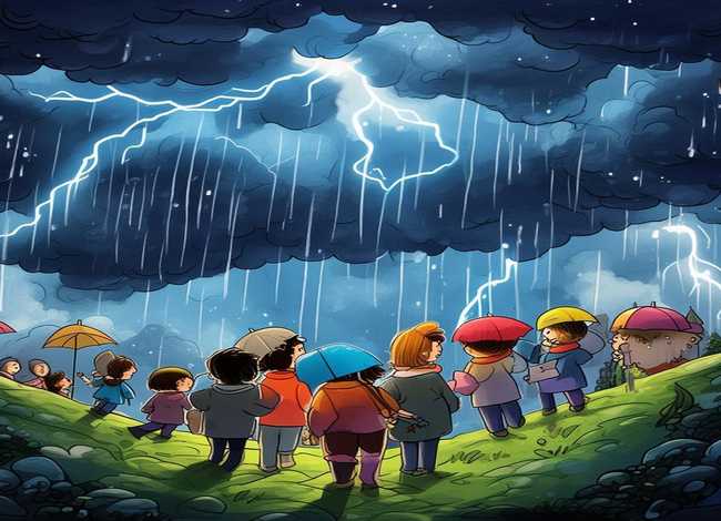 关于打雷的绘本故事；关于打雷的绘本故事大全