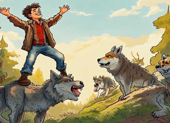 狼来了儿童故事，少儿故事狼来了完整版