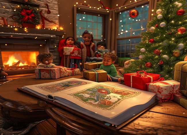 圣诞故事英语绘本 - 圣诞故事英语绘本七年级上册