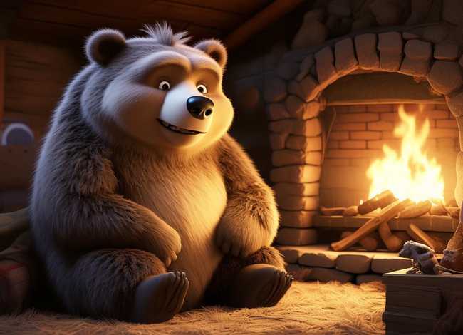 儿童故事爱听故事的熊，爱听故事的大熊告诉我们道理