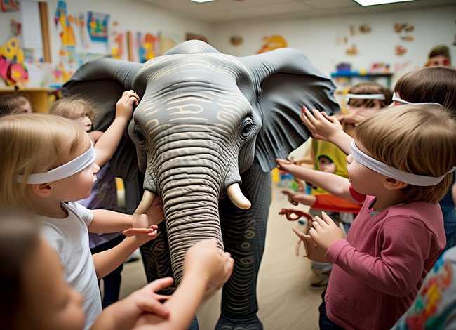 盲人摸象的故事完整版幼儿（盲人摸象的故事完整版幼儿园）