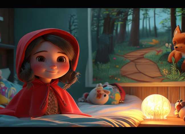 儿童睡前故事小红帽，睡前故事幼儿小红帽