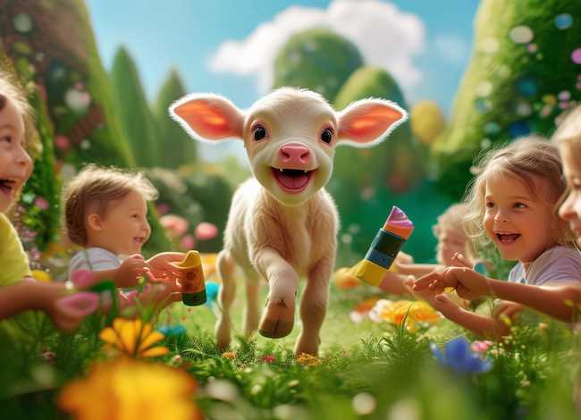 小牛的故事儿童；小牛的故事幼儿园故事