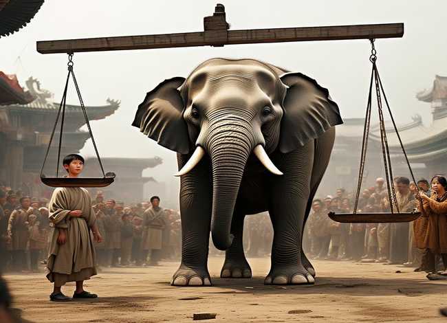 曹冲称象的故事完整版，曹冲称象的故事完整版文字