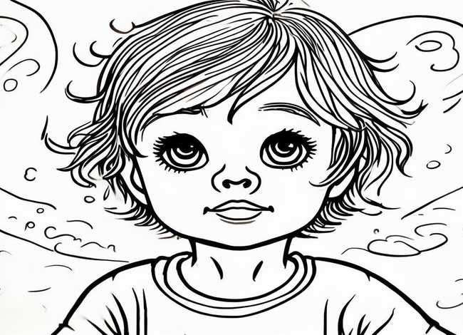 线描画 儿童（线描画 儿童画和创意画的区别）