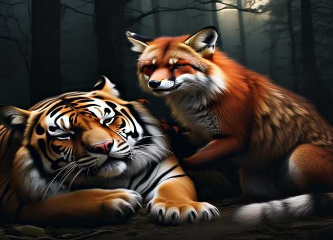 狐假虎威 故事 - 狐假虎威故事视频