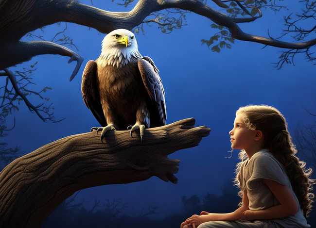 老鹰的故事睡前故事，老鹰的故事睡前故事文字