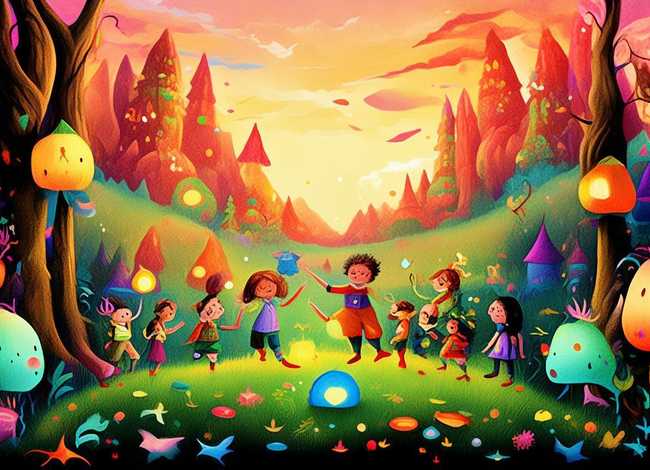 儿童故事绘画图片4幅、儿童故事绘画作品图片