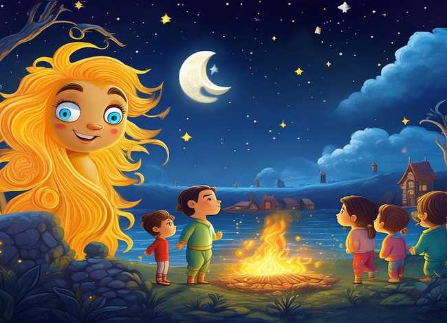 儿童故事太阳姐姐月亮姐姐 - 太阳姐姐和月亮妹妹的故事