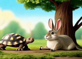 4个简单幼儿故事连环画 - 4个简单幼儿故事连环画龟兔赛跑