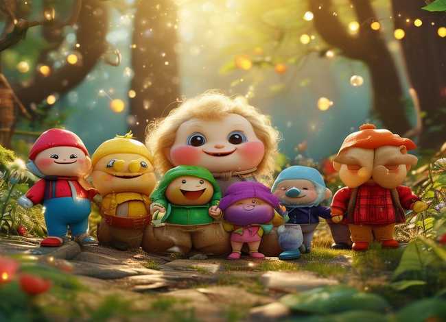 儿童故事葫芦娃和七个小矮人；七个小矮人和葫芦娃的故事